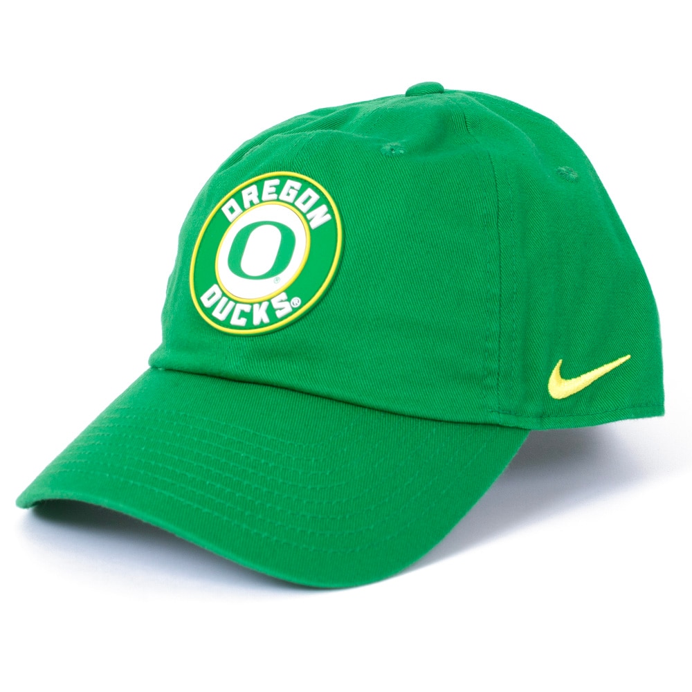 Classic Oregon O, Nike, Green, Curved Bill, Accessories, Unisex, Unstructured, Oregon Ducks, Adjustable, Hat, 882517